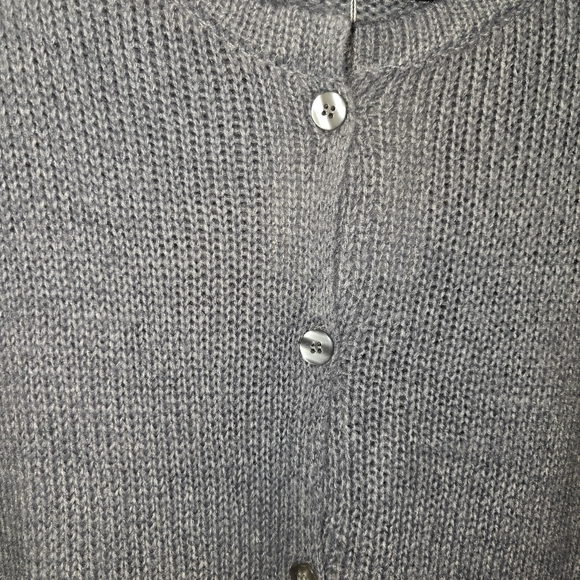 NIA Ariana Wool Blend Cardigan Gray NWT Plus Size Approximate Size 18 - Picture 6 of 13
